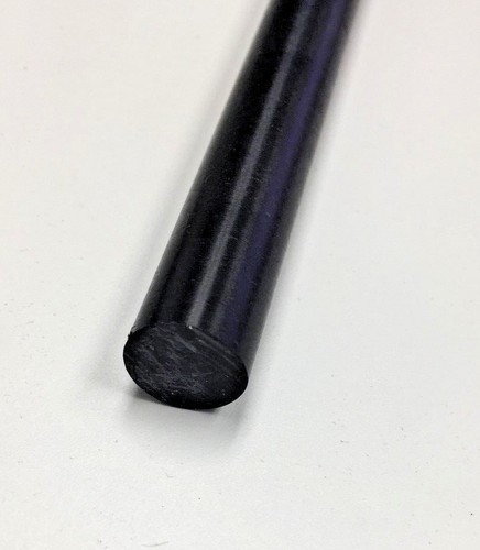 Delrin acetal rods black - rods, 1/2"
